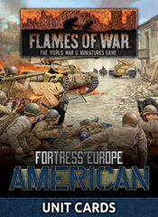 Fortress Europe American Unit Cards (FW261U)